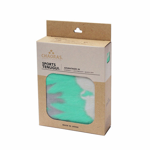 CHAORAS Sports Tenugui / Tie-dye  green x gray